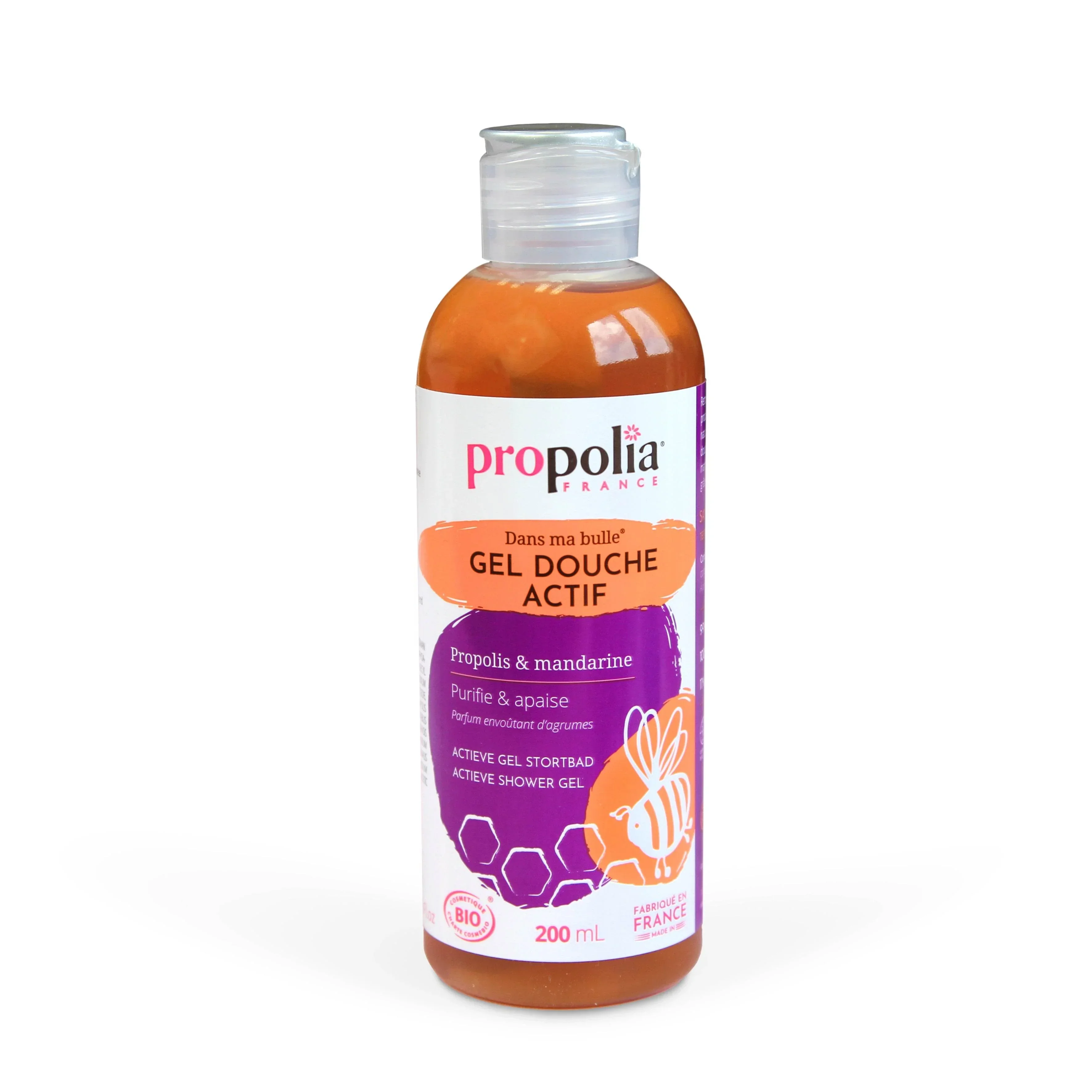 Active Propolis & Mandarin Shower Gel  SLS / SLES Free - Image 3