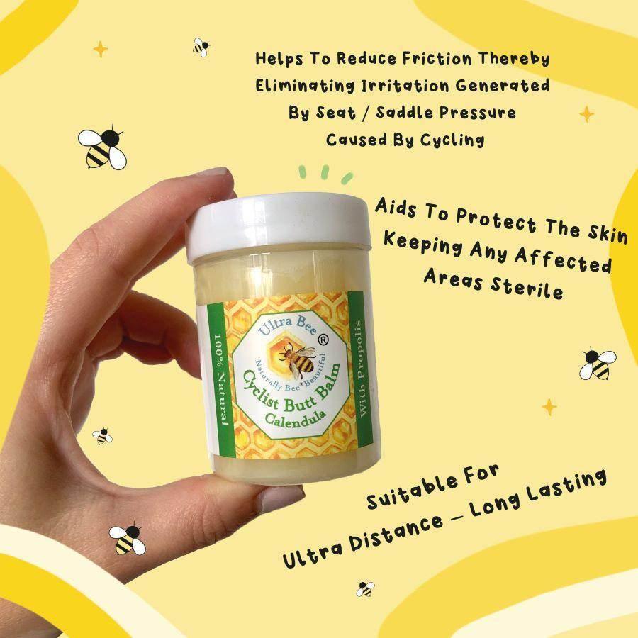100% Natural Anti Chafe Balm with Honey 100ml (Great for cyclists and more) - Image 6