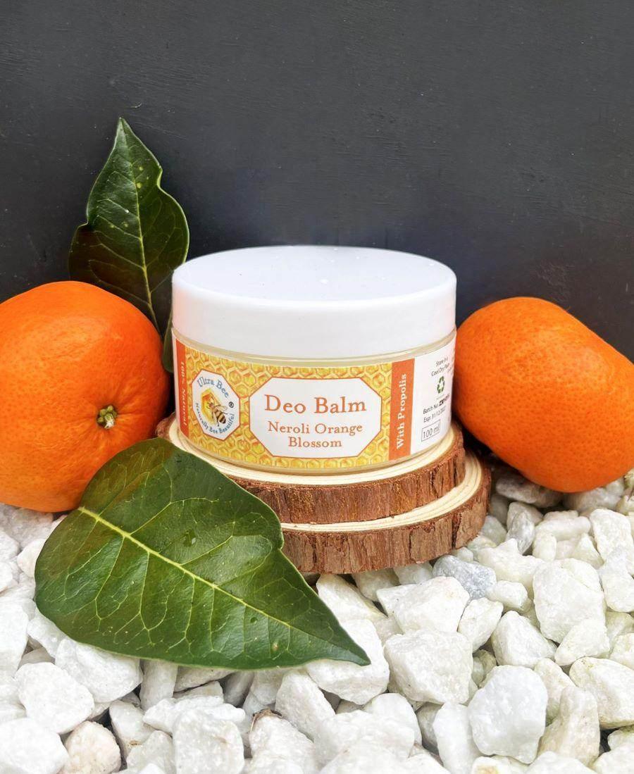 100% Natural  Deodorant Balm Neroli Blossom 100ml - Image 6