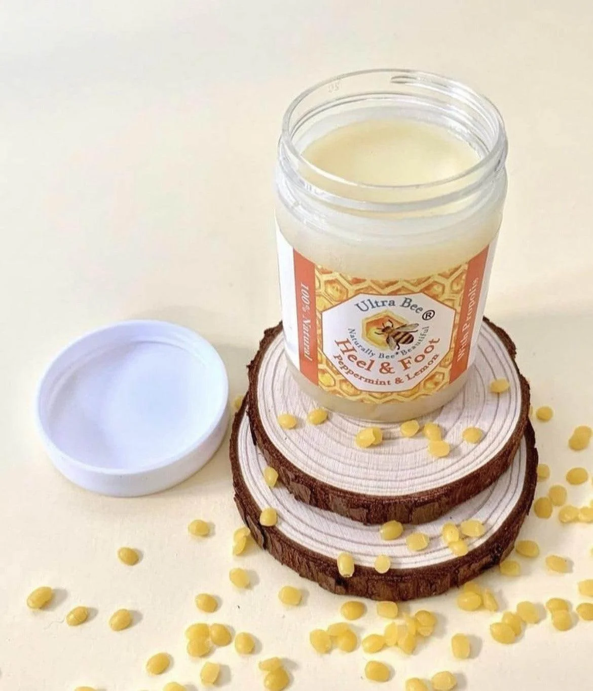 100% Natural Heel & Foot Balm Honey & Peppermint 100ml - Image 7