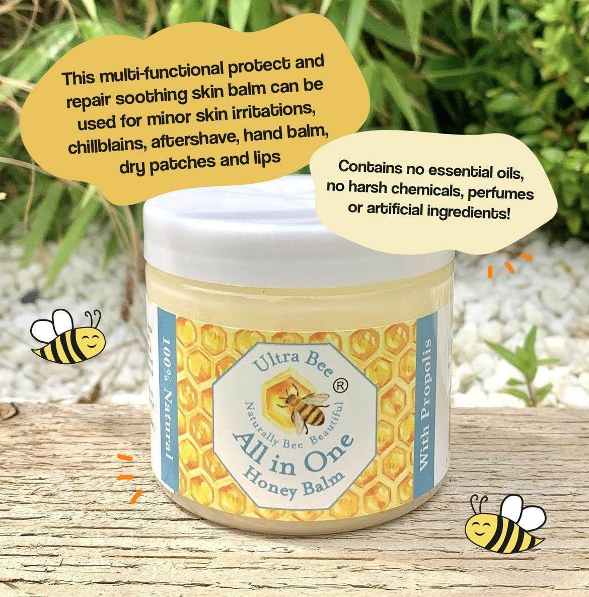 100% Natural  All in One Honey Balm Multi functional Moisturiser - Image 6