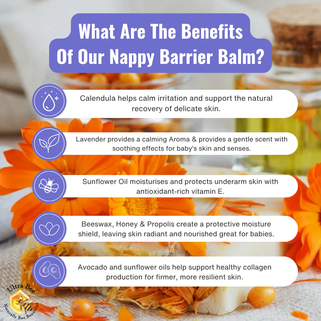 100% Natural Nappy & Barrier Balm Lavender 100ml - Image 5