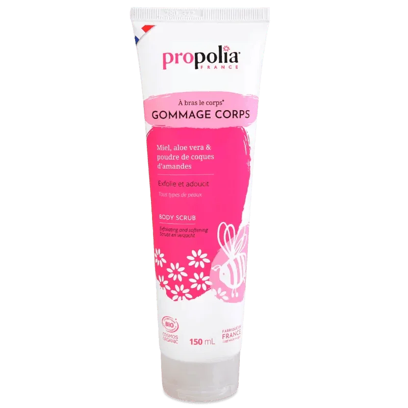 Organic Body Scrub - Exfoliating with Almond and Rice Shells 150ml - Image 4