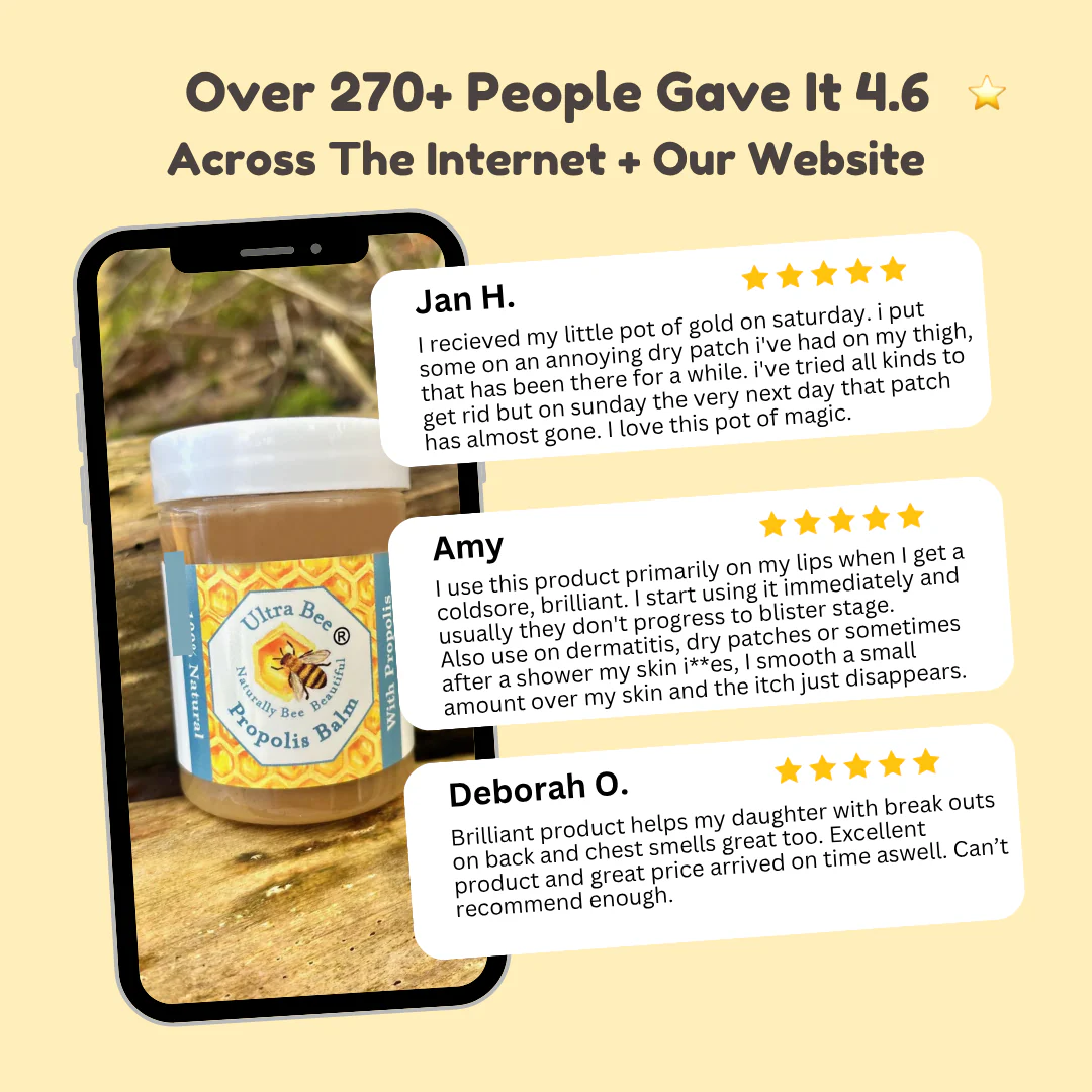 100% Natural Propolis Balm (+20% Propolis) - Image 3