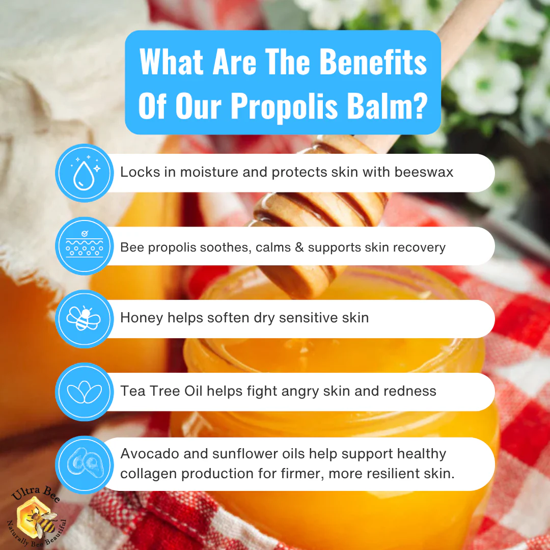 100% Natural Propolis Balm (+20% Propolis) - Image 4