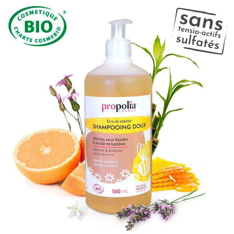 Organic Shampoo Honey & Bamboo Pith - SLS Free - Image 3