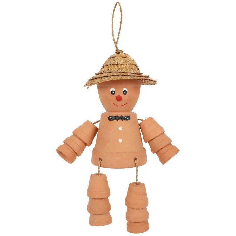 Terracotta Pot Man and Planter - Image 5